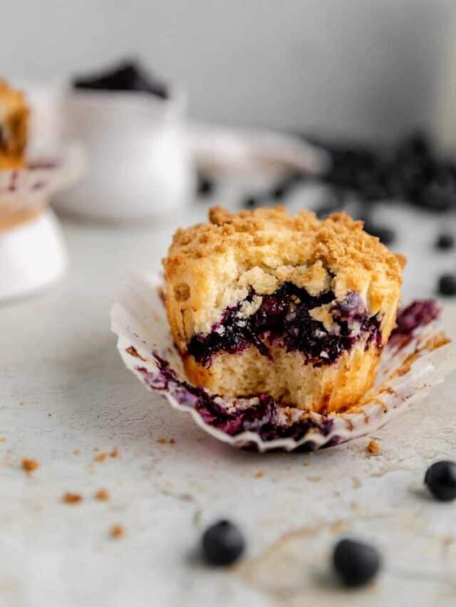 Blueberry Streusel Muffins