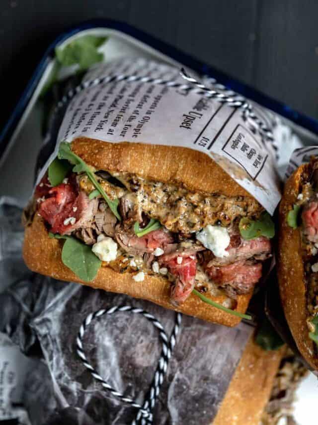 Marinated Flank Steak Sandwich