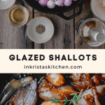 glazed shallots
