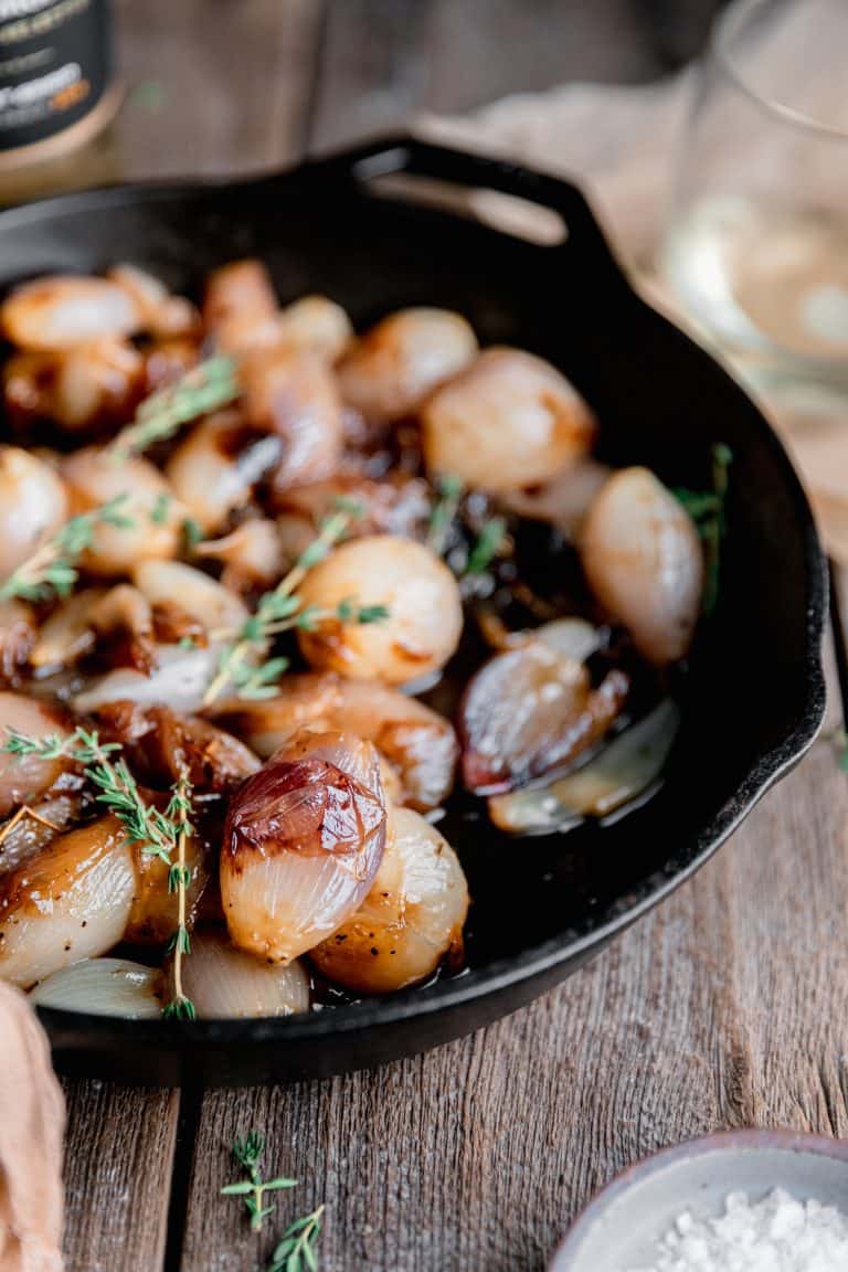 Glazed Shallots - In Krista's Kitchen//delicious meals and baked goods