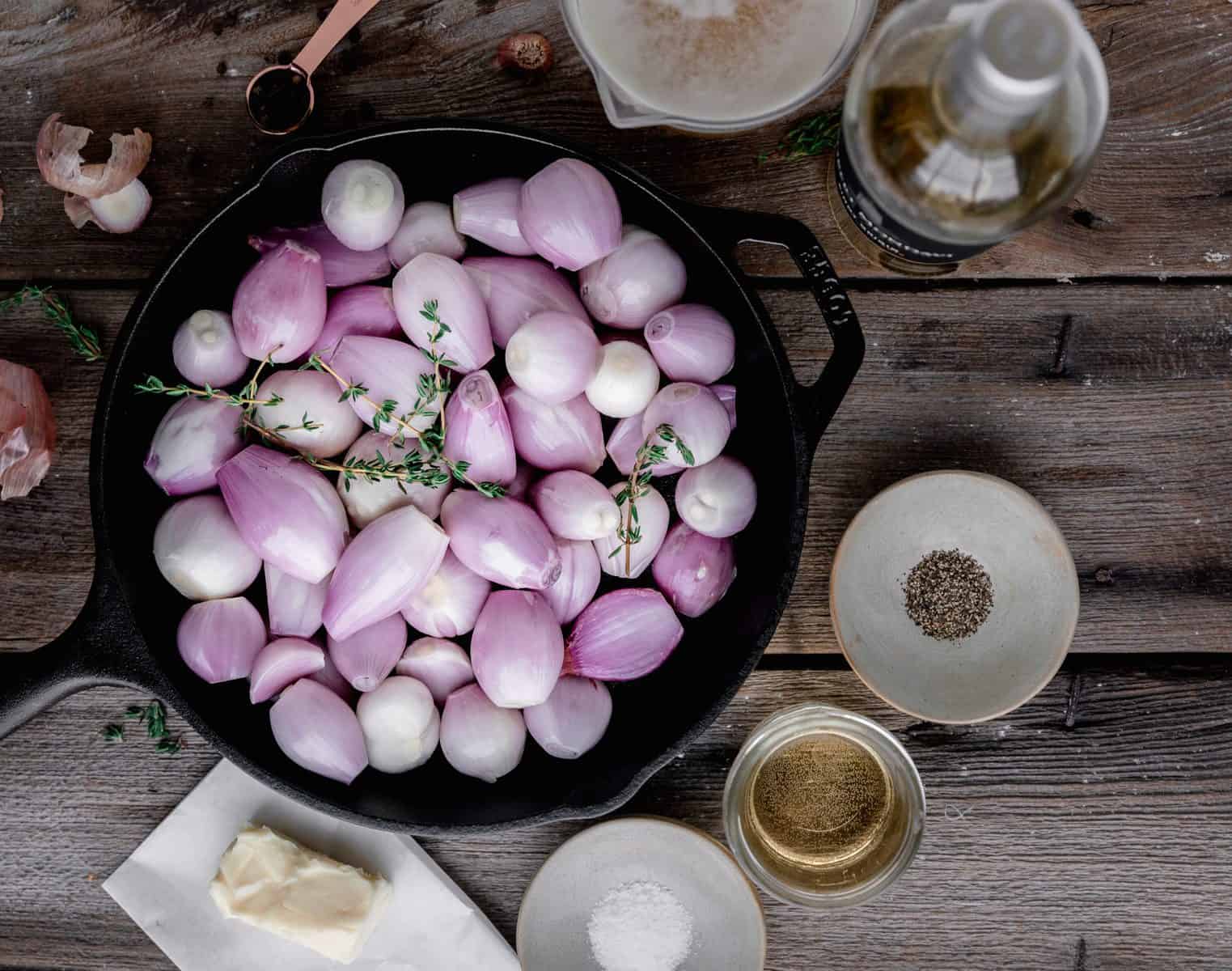 Compote of Glazed Shallots, Recipes