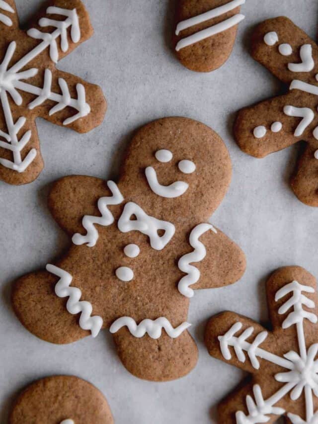 Frosted Gingerbread Cookies In Kristas Kitchen