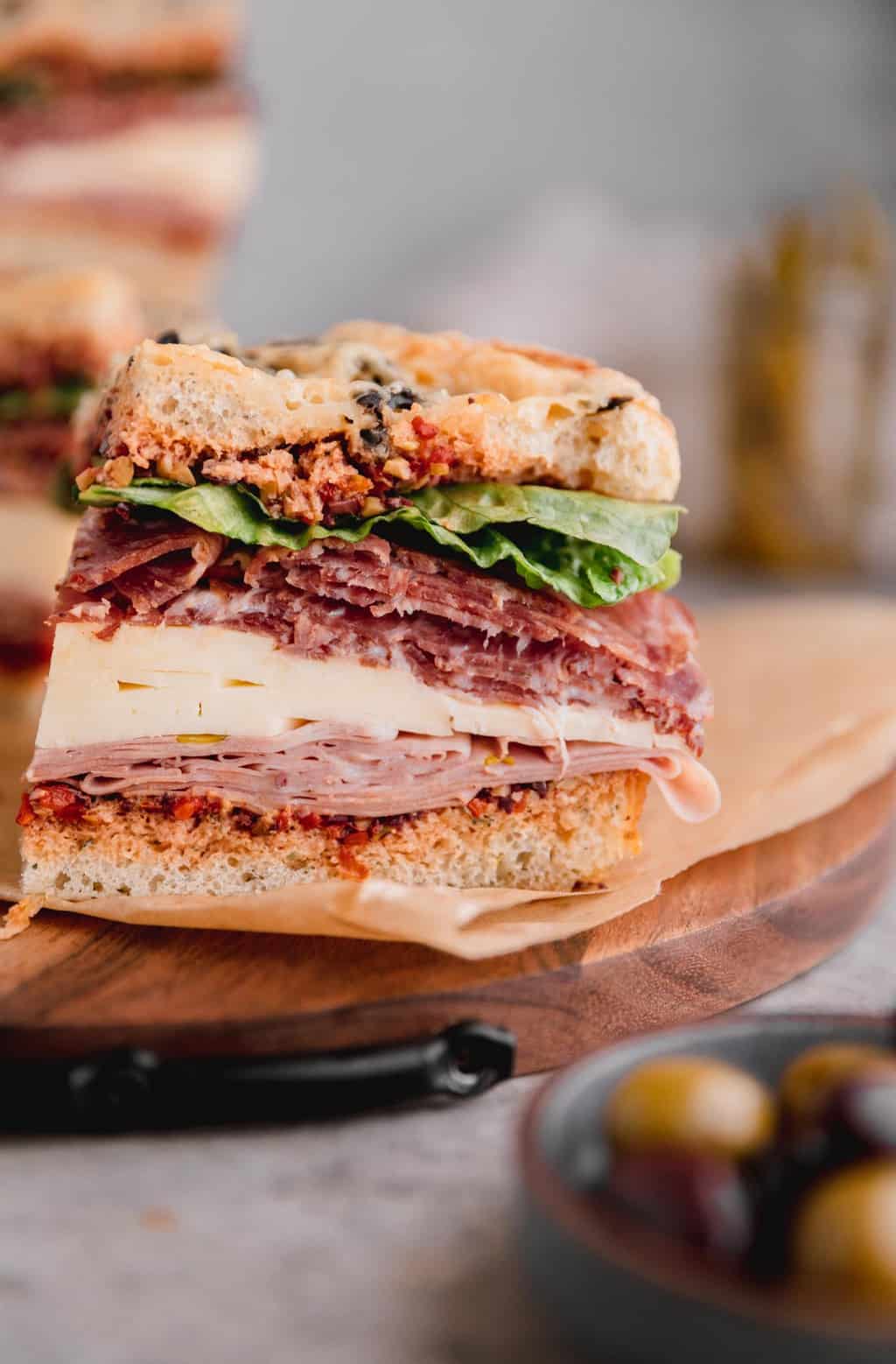 New Orleans Muffuletta - In Krista's Kitchen//delicious meals and baked ...