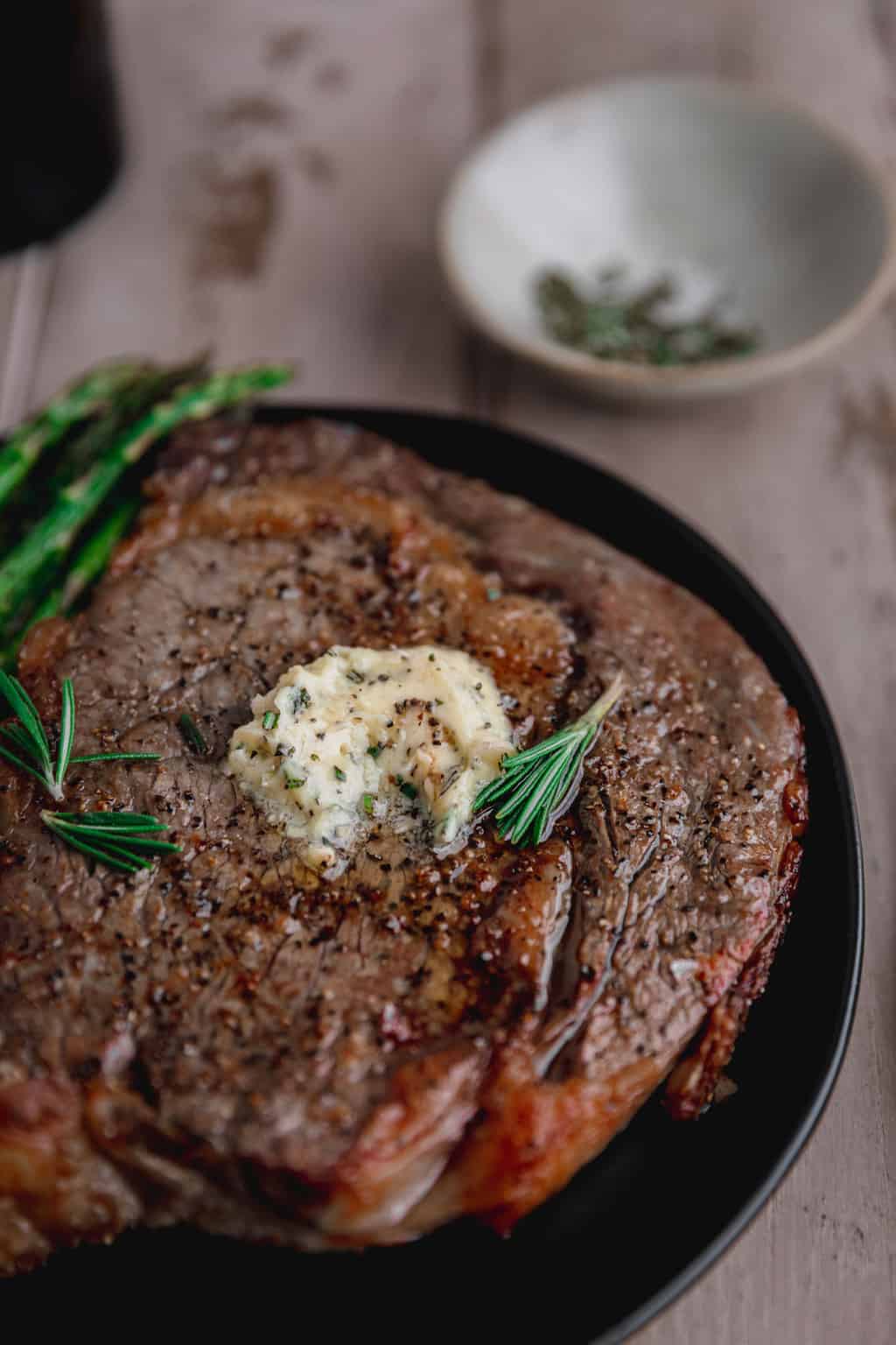 Air Fryer Ribeye Steak In Krista's Kitchen//delicious meals and baked goods