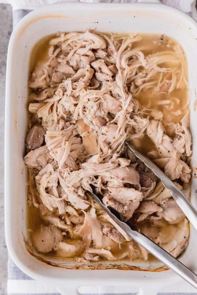 shredded chicken