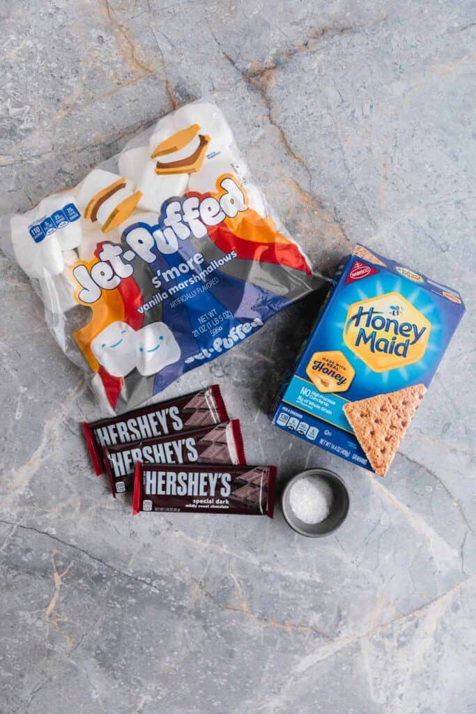 ingredients for air fryer s'mores