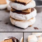 air fryer s'mores stacked on top of each other