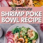 shrimp poke bowls