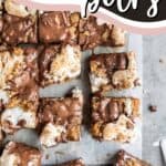 s'mores cookie bars
