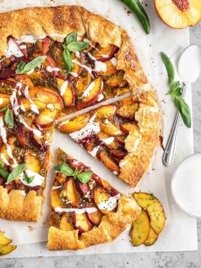 Spicy Peach Galette