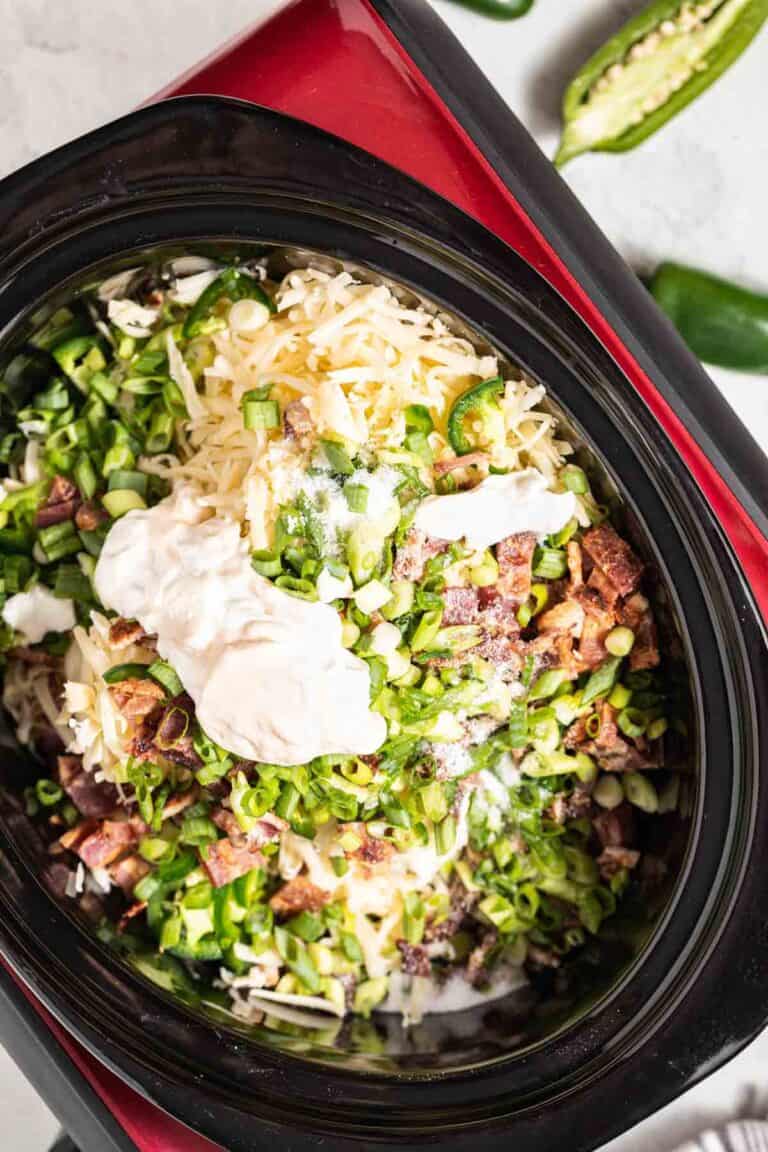 Jalapeno Popper Dip Crock Pot Recipe - In Krista's Kitchen