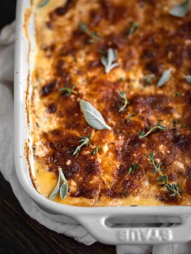 Sweet Potato Au Gratin