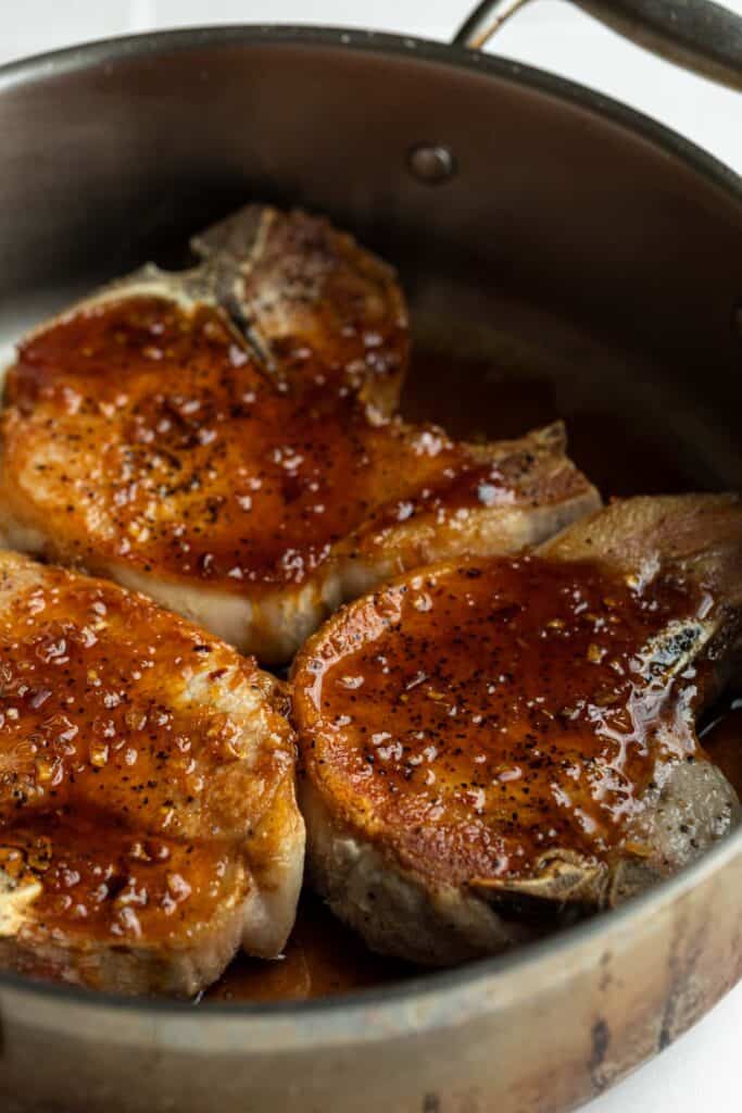 Honey Garlic Pork Chops - In Krista's Kitchen