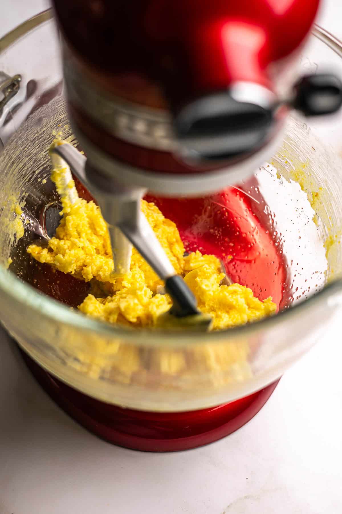 Extracts and orange juice mixed into the shortbread dough.