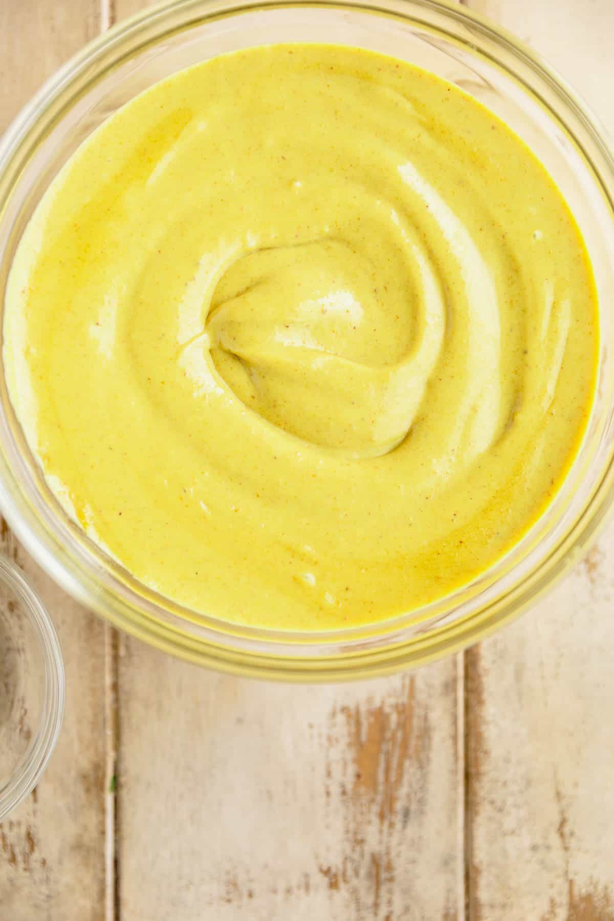 Homemade pistachio cream in a bowl.